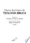 Libro Nuevo diccionario de teología bíblica