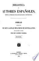 Obras publicadas é inéditas de D. Gaspar Melchor de Jovellanos