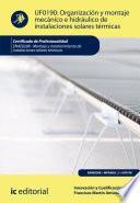 Libro Organización y montaje mecánico e hidráulico de instalaciones solares térmicas. ENAE0208