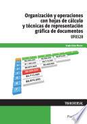 Libro Organización y operaciones con hojas de cálculo y técnicas de representación gráfica de documentos