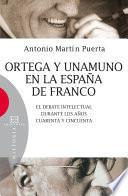 Libro Ortega y Unamuno en la España de Franco