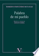 Libro Palabra de mi pueblo