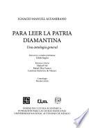 Libro Para leer la patria diamantina