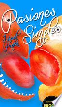 Libro Pasiones simples