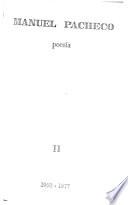 Poesía de Manuel Pacheco
