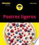 Libro Postres ligeros para Dummies