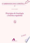 Libro Principios de fonología y fonética españolas