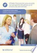 Libro Procesos de comunicación con perspectiva de género en el entorno de intervención. SSCE0212