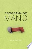 Libro PROGRAMA DE MANO