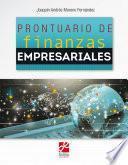 Libro Prontuario de finanzas empresariales