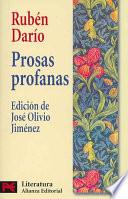 Libro Prosas profanas