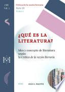Libro ¿Qué es la literatura?