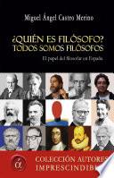 Libro ¿Quién es filósofo? Todos somos filósofos