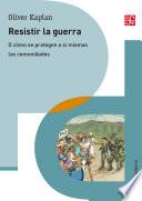 Libro Resistir la guerra