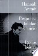 Libro Responsabilidad y juicio