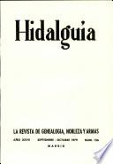 Revista Hidalguía número 156. Año 1979