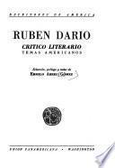 Rubén Darío, crítico literario