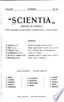 Scientia, rivista di scienza