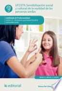 Libro Sensibilización social y cultural de la realidad de las personas sordas. SSCG0112