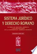 Sistema jurídico y derecho romano