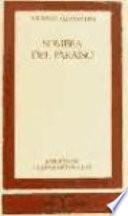 Libro Sombra del paraíso