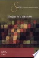 Sophia 2 El Sujeto en la Educacion