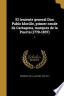 Libro SPA-TENIENTE GENERAL DON PABLO