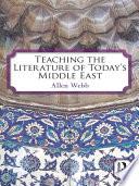Libro Teaching the Literature of Today's Middle East