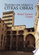 Libro Teatro en verso y otras obras