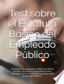 Libro Test sobre el Estatuto Básico del Empleado Público