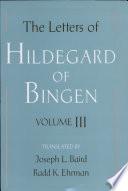 Libro The Letters of Hildegard of Bingen : Volume III