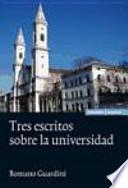 Libro Tres escritos sobre la universidad