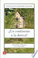 Libro Un continente a la deriva?. Antologia de narradores de Quebec