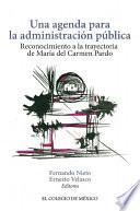 Libro Una agenda para la administración pública.