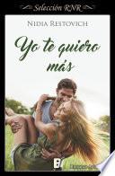 Libro Yo te quiero más